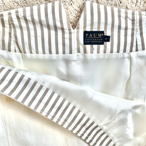 Vintage Pauw Amsterdam Cream Sailor Pencil Skirt - Picture 7 of 14